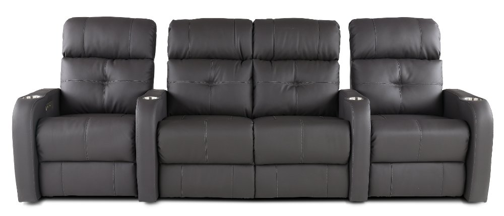 Dillon Graphite 3-Piece Power Reclining Home Theater Set