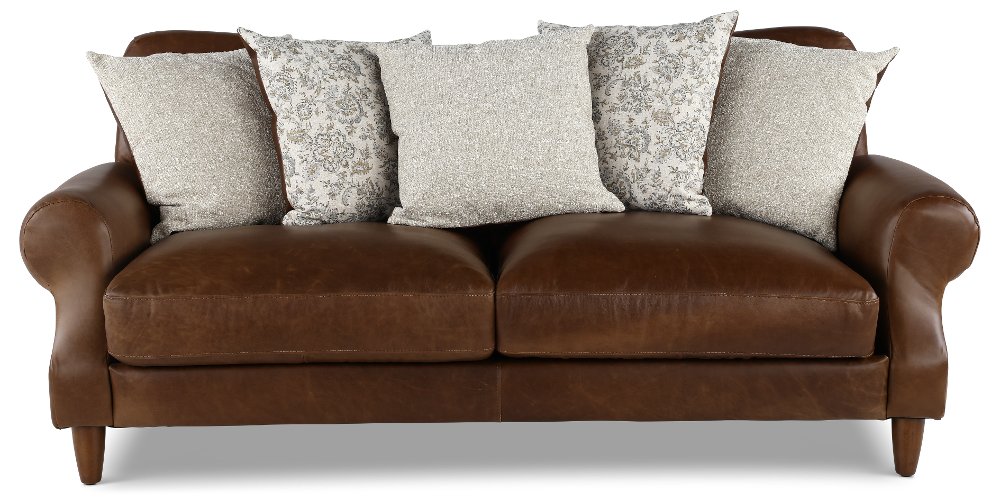 Rigby Brown Leather Sofa