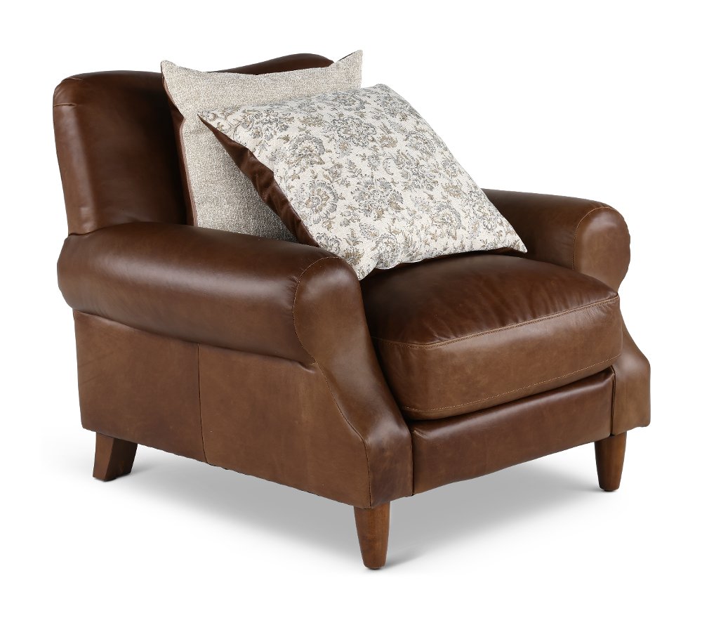 Rigby Brown Leather Chair