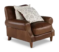 Rigby Brown Leather Chair