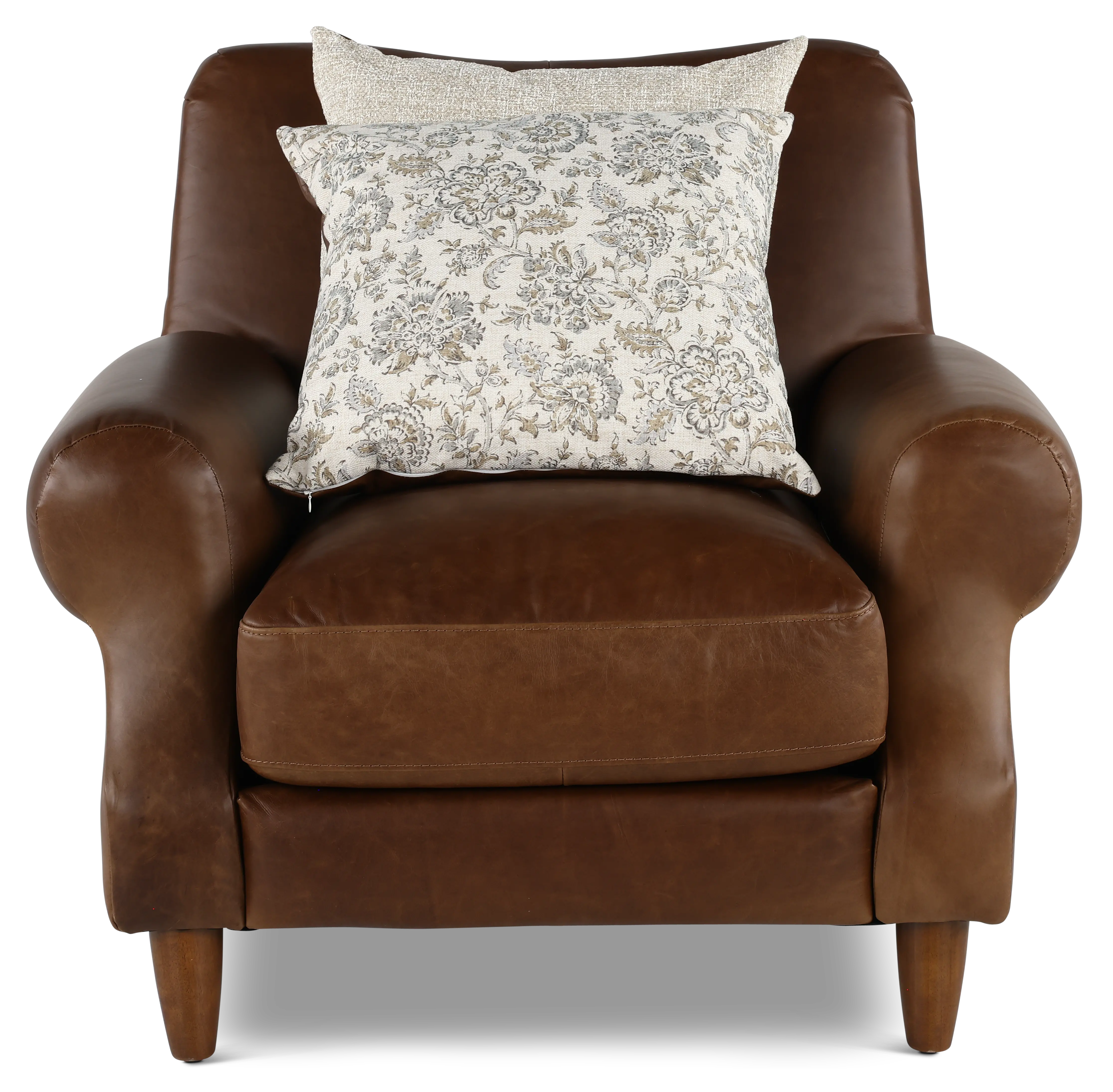 Rigby Brown Leather Chair-3