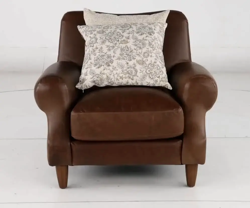 Rigby Brown Leather Chair-9