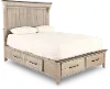 C8494-BED5/0 Waterbury Light Gray Queen Bed