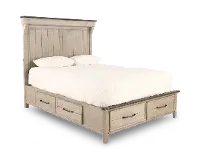 C8494-BED5/0 Waterbury Light Gray Queen Bed