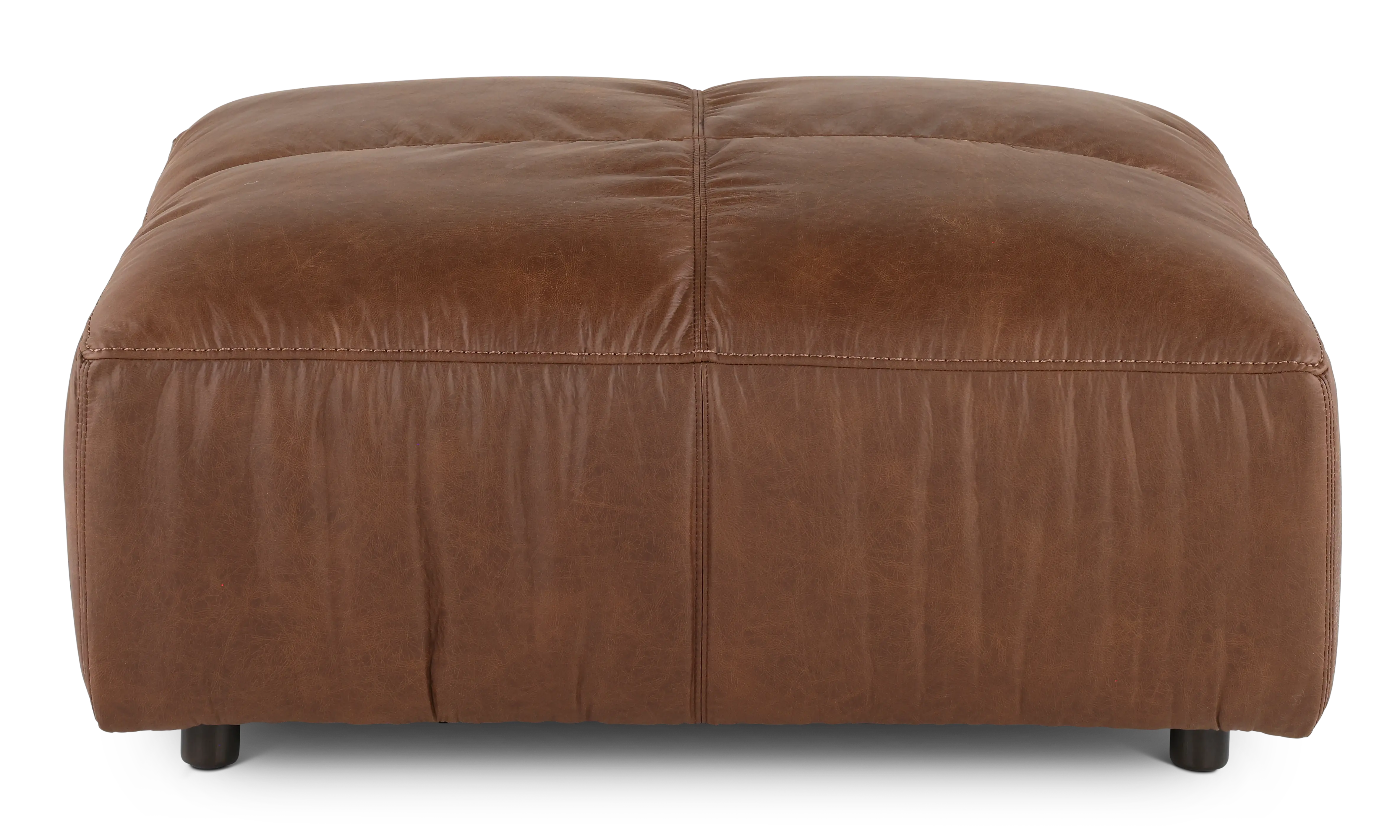 Mirage Brown Ottoman-4