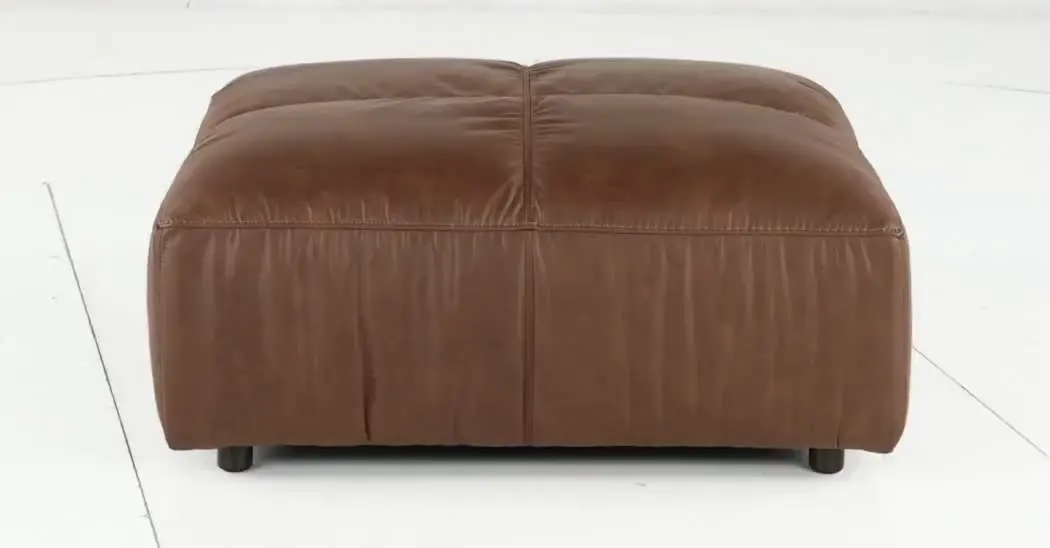 Mirage Brown Ottoman-5