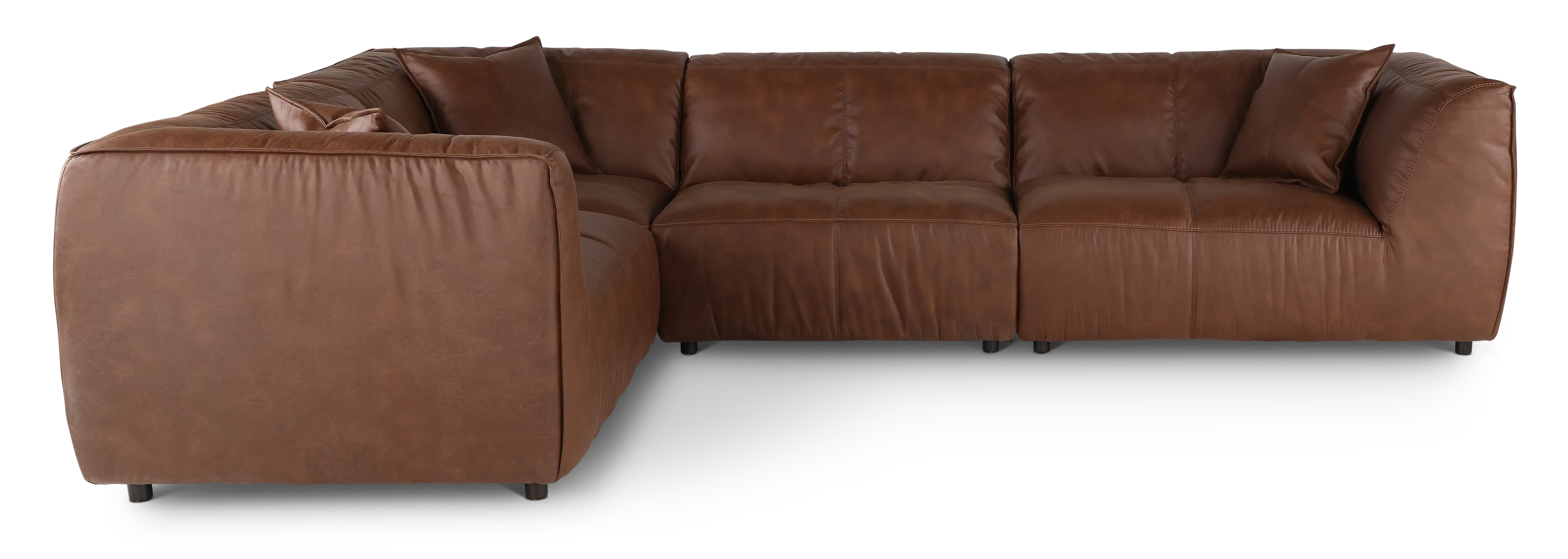 Mirage Brown 4 Piece Modular Sectional-3