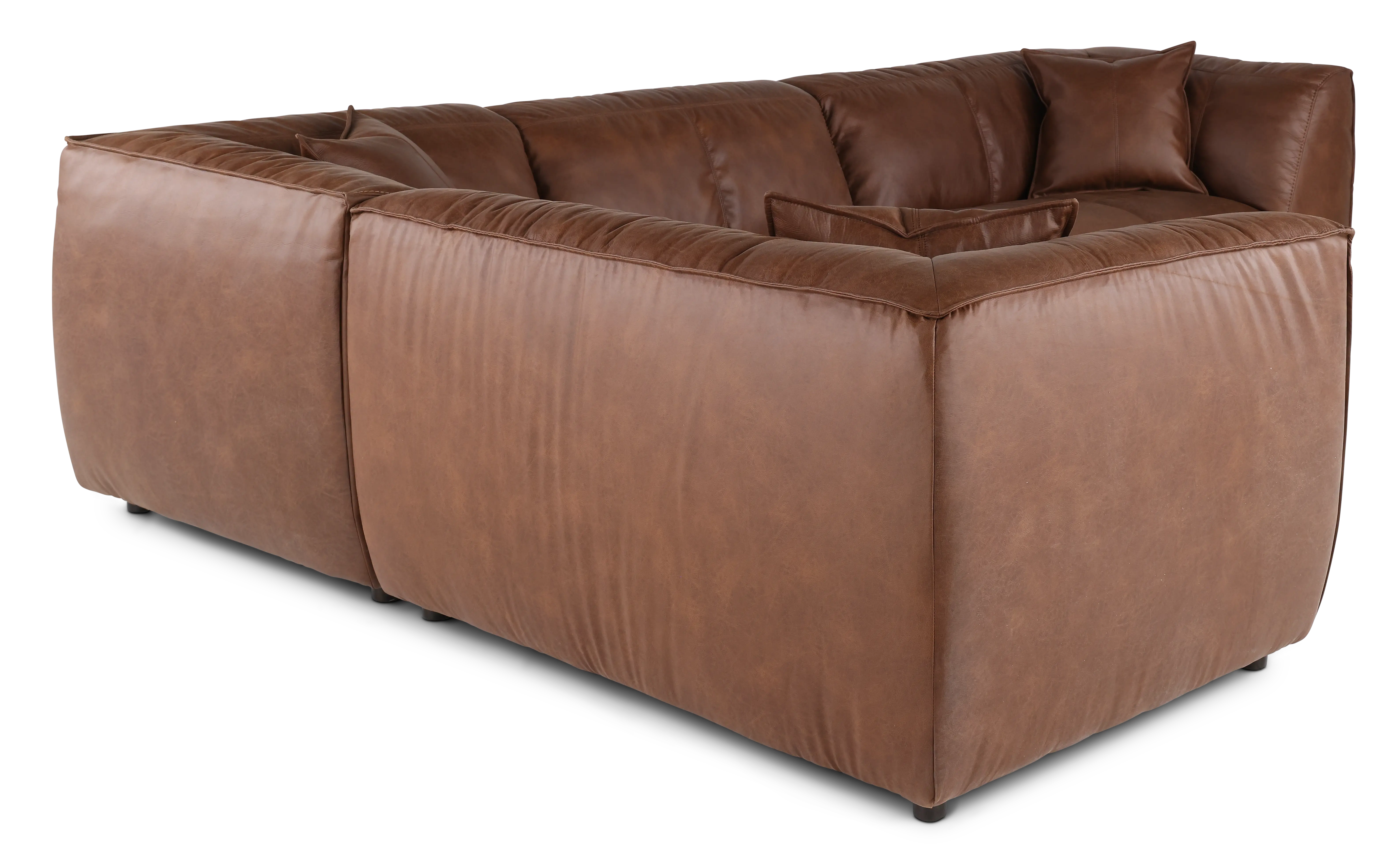 Mirage Brown 4 Piece Modular Sectional-4