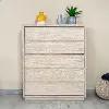 Leah Natural Washed Narrow Chest of Drawers