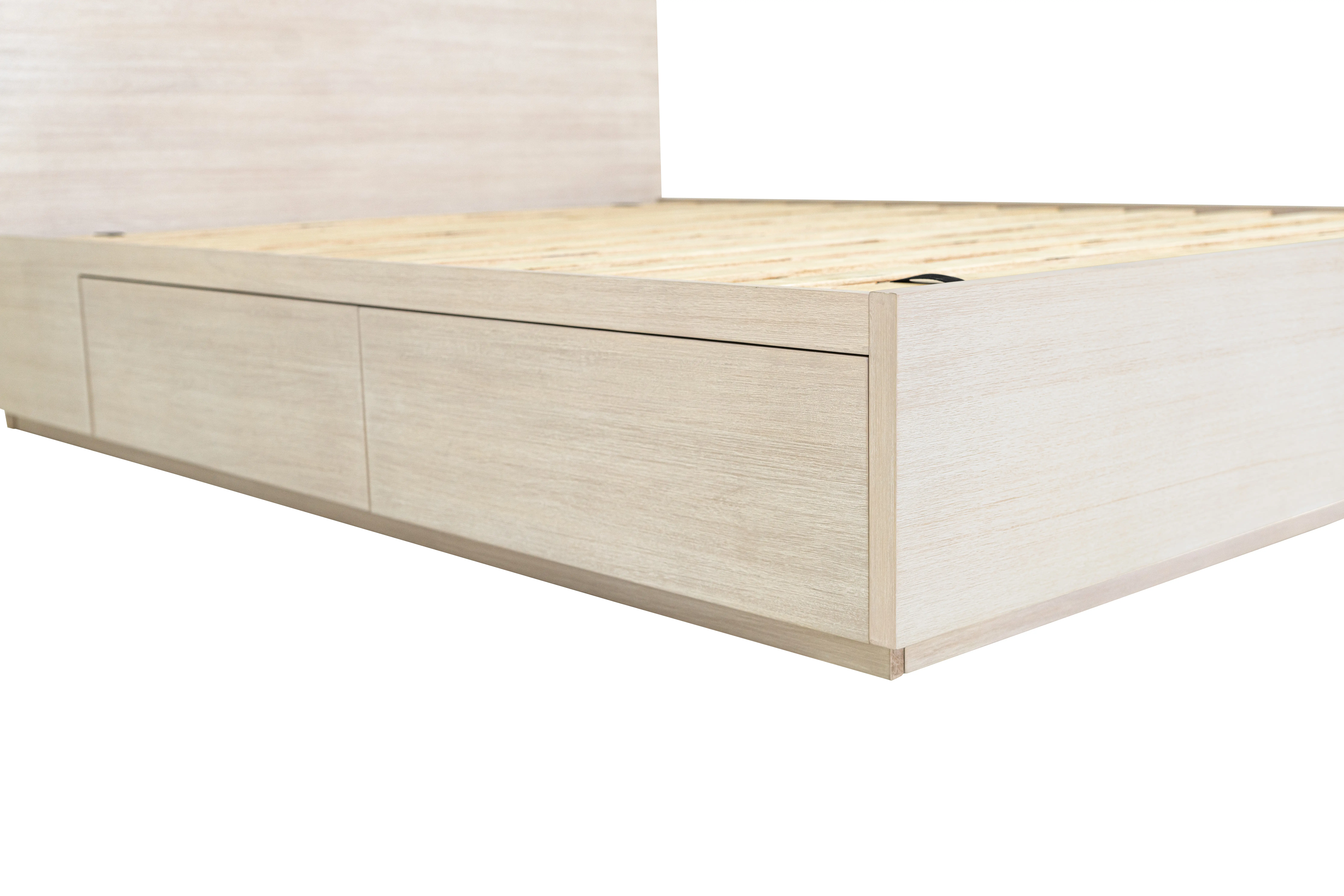 Leah Natural Washed Queen Storage Bed-15