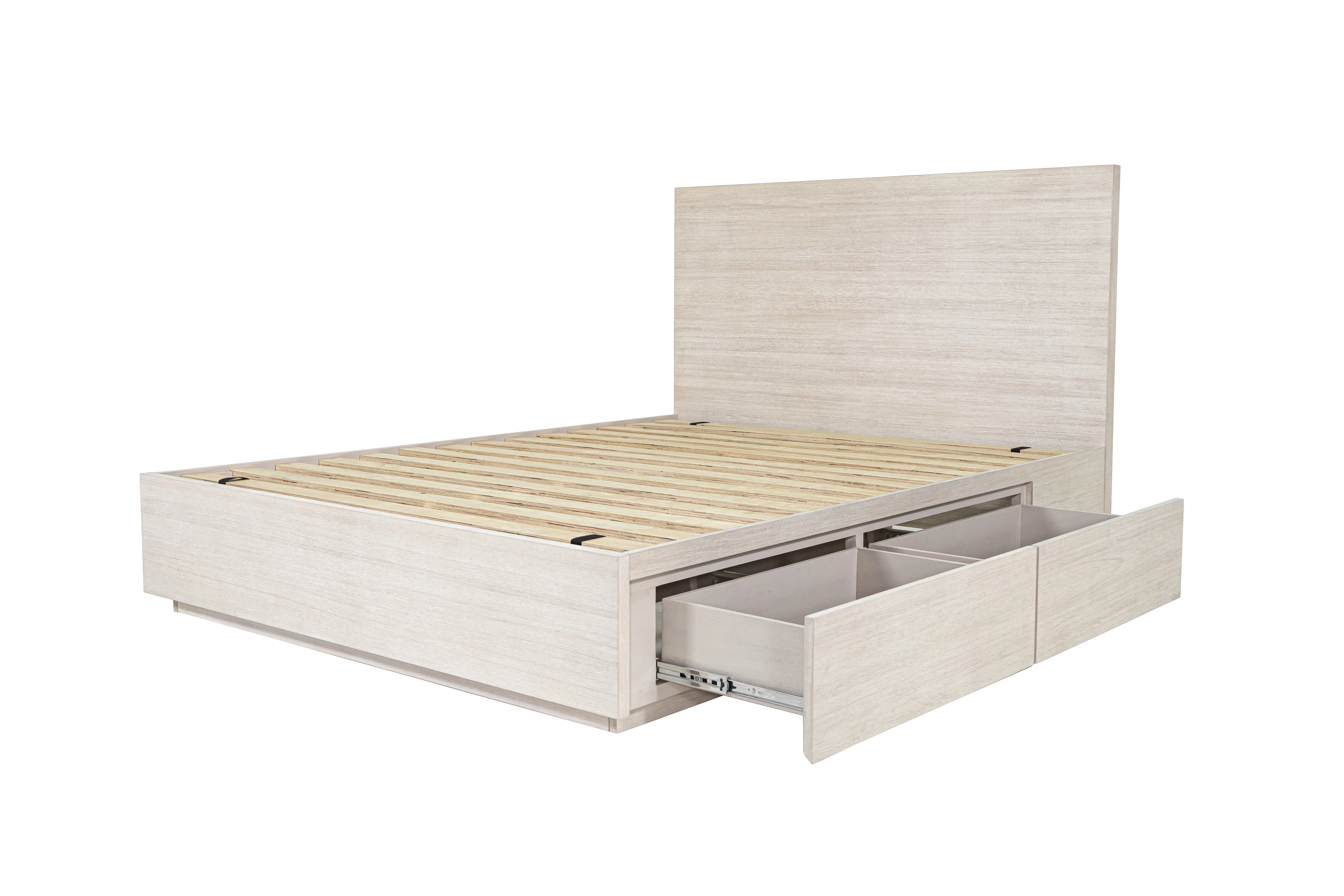 Leah Natural Washed Queen Storage Bed-3