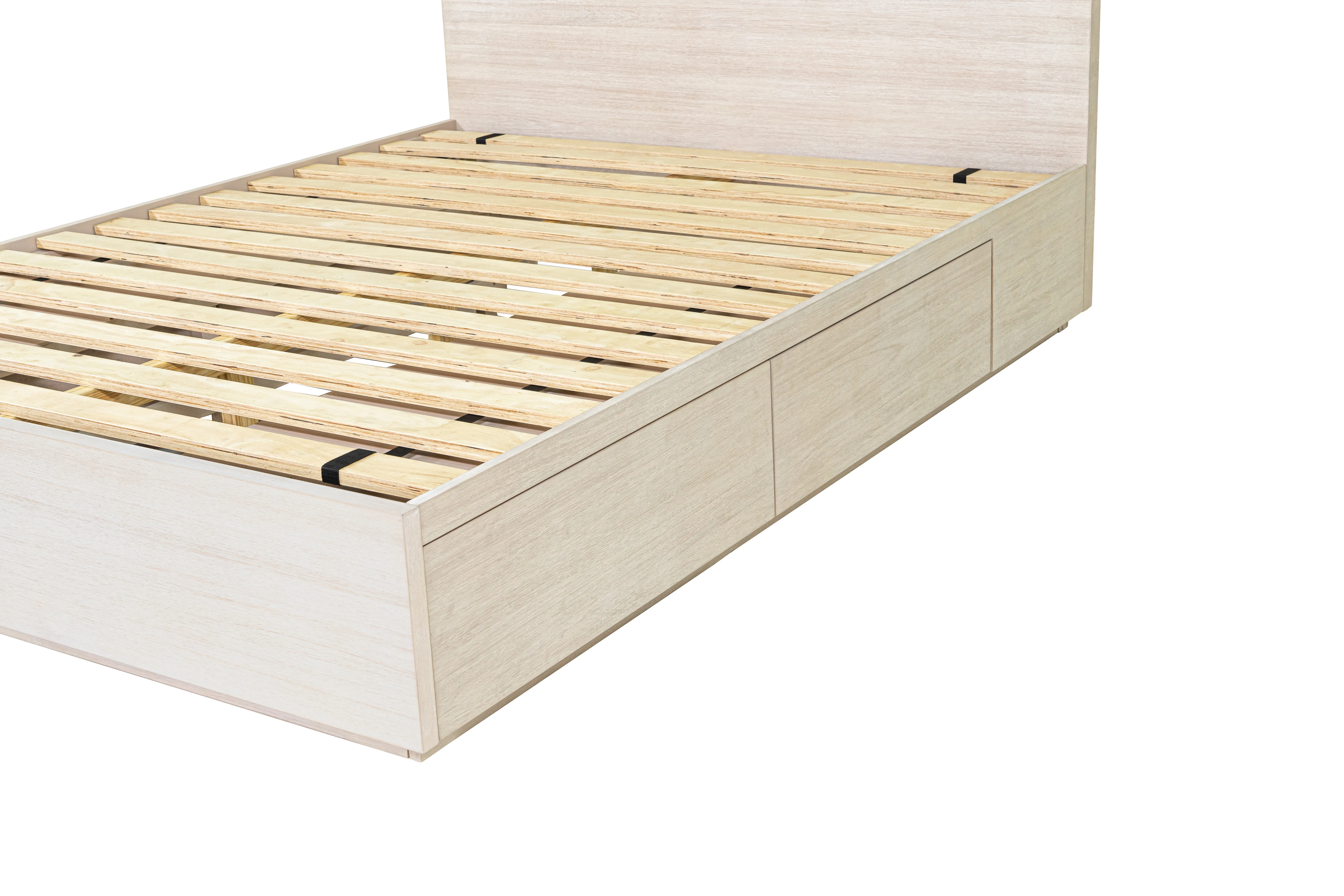 Leah Natural Washed Queen Storage Bed-9