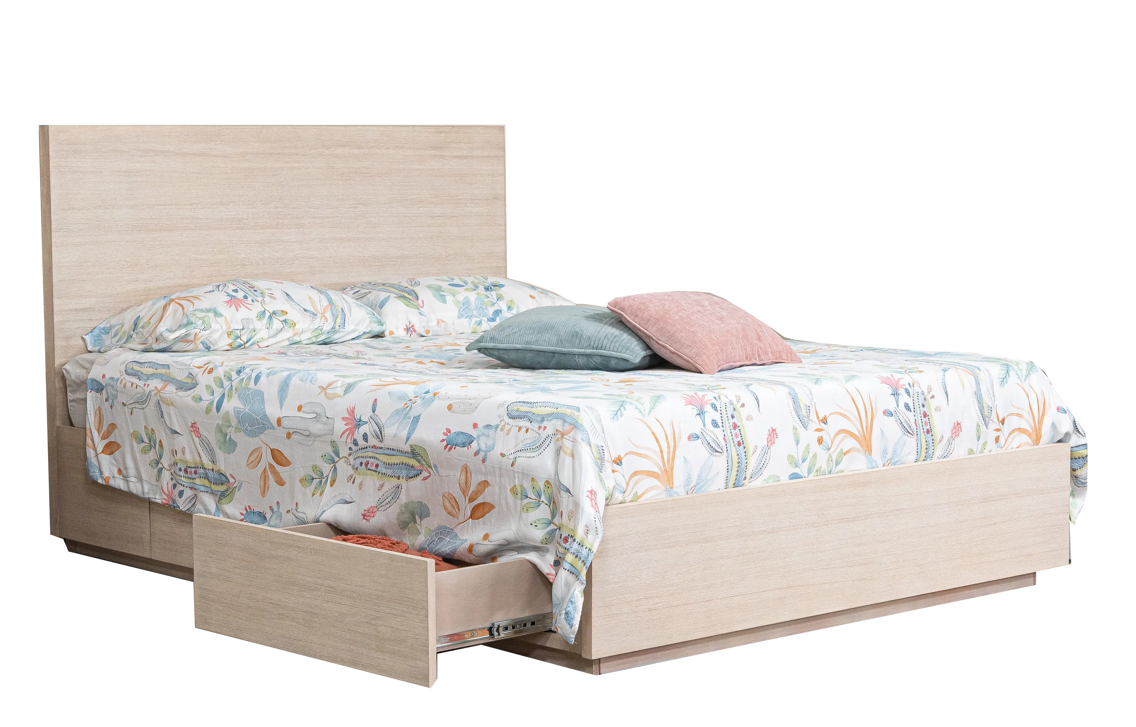 Leah Natural Washed King Storage Bed-1