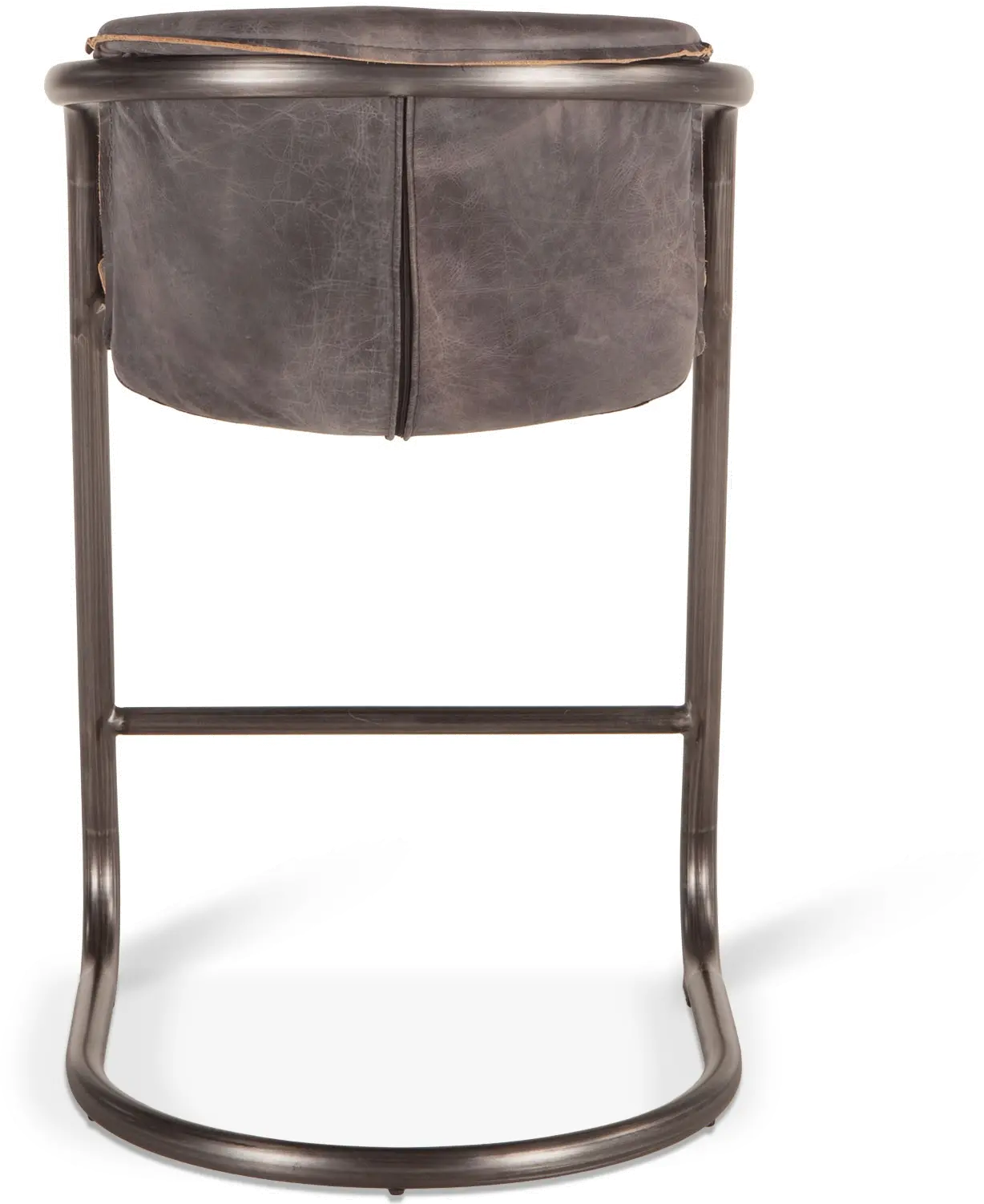 Portofino Antique Gold and Green Leather Dining Chair-6