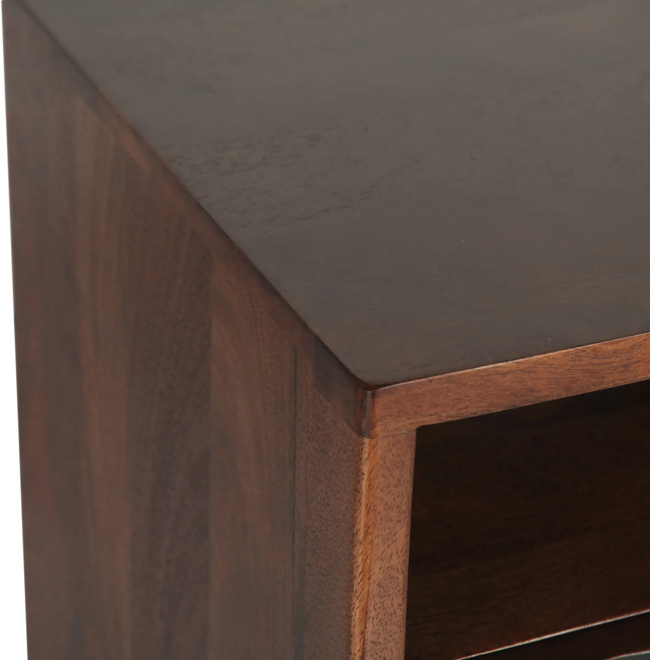 Santa Cruz Antique Bronze and Brown Nightstand-7