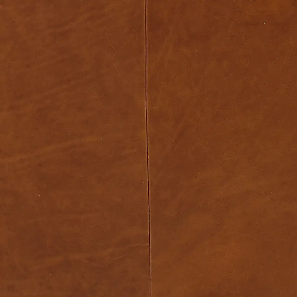 Leon Brown Leather Loveseat-8