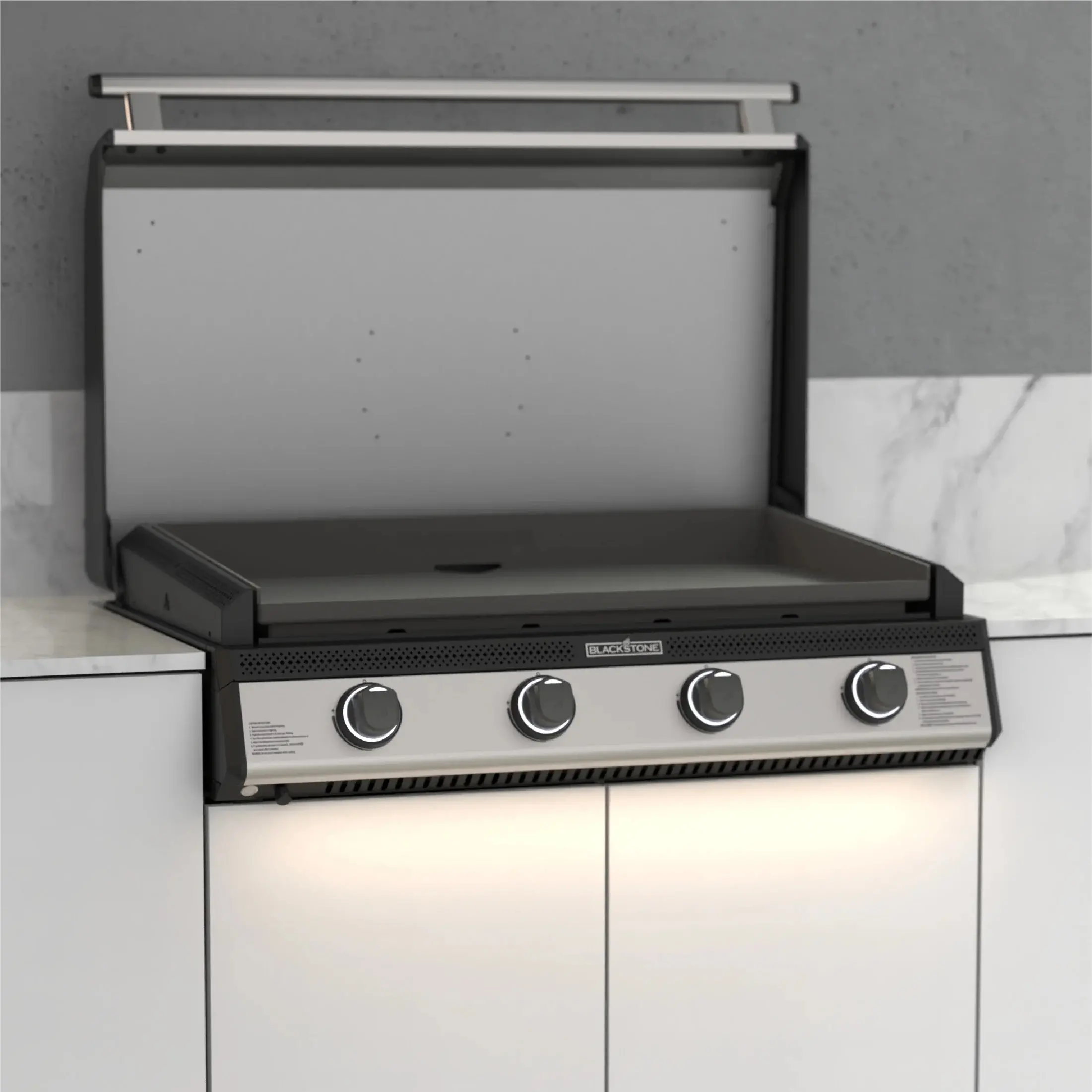 6303 Blackstone 36  Natural Gas Drop-In Griddle with Hood-2