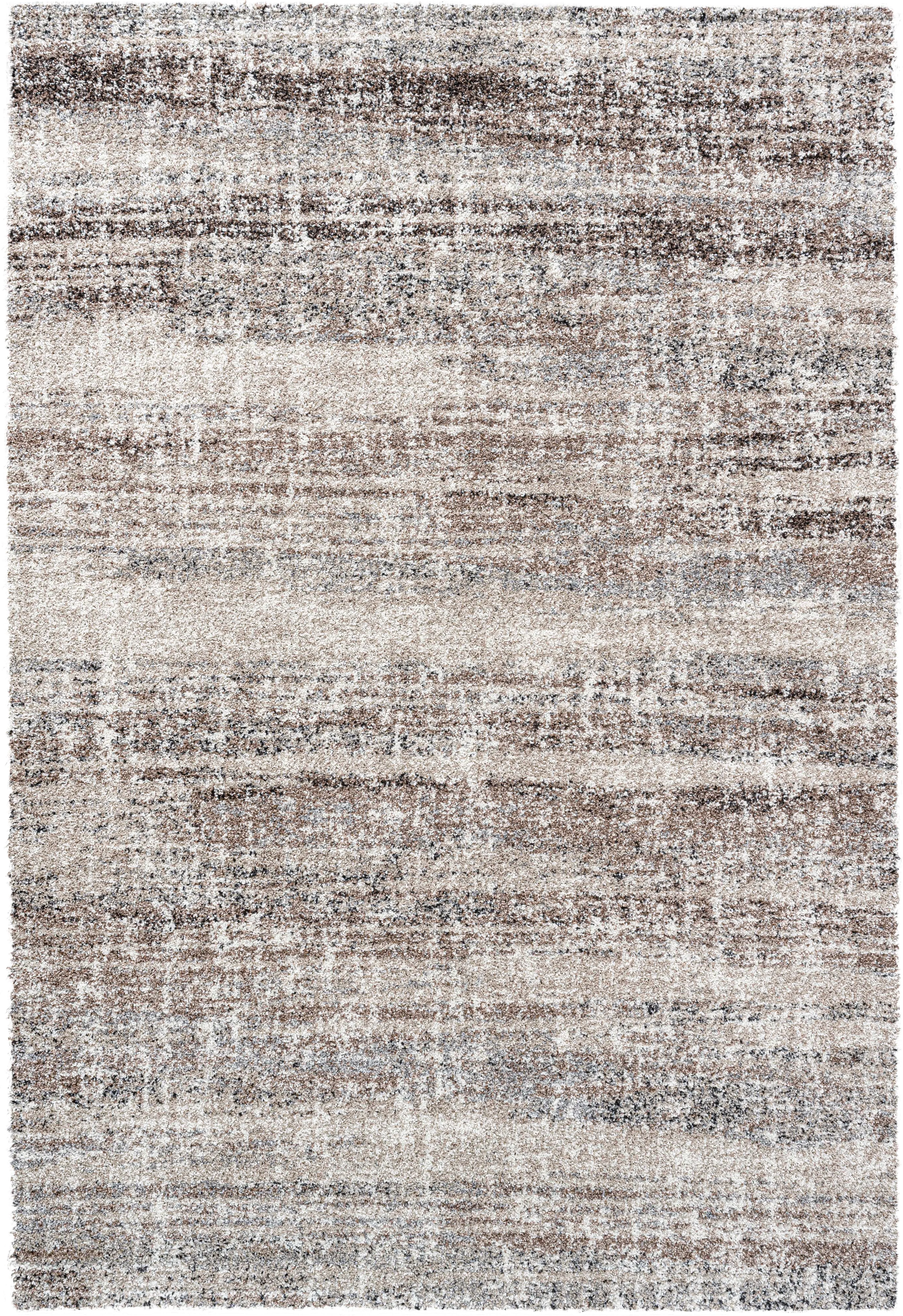 Granada 8 x 11 Linear Chocolate Brown Area Rug-1