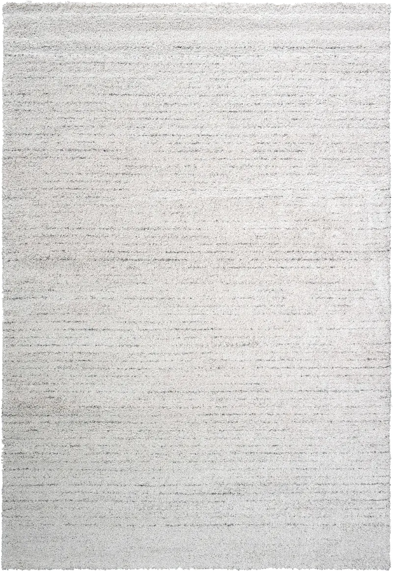 Granada 5 x 8 Linear Ivory and Gray Area Rug