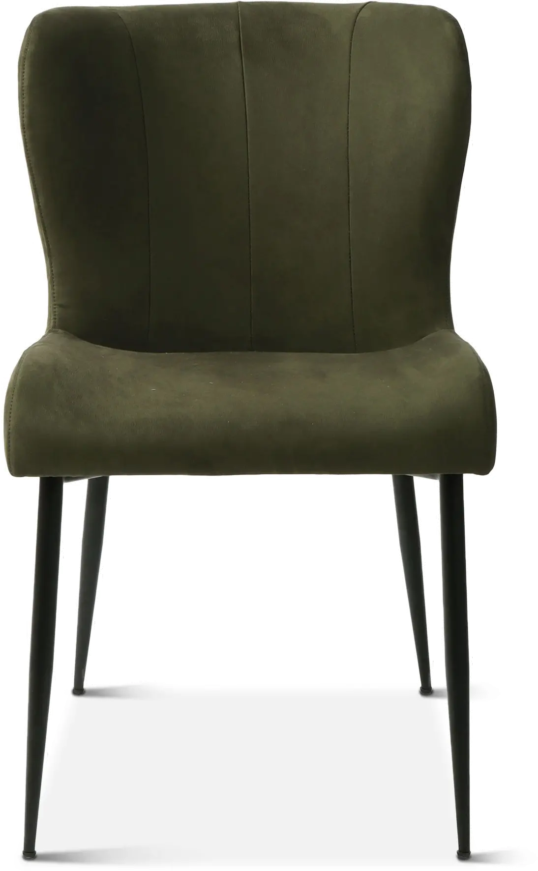 Jennifer Green Suede Dining Chair-3