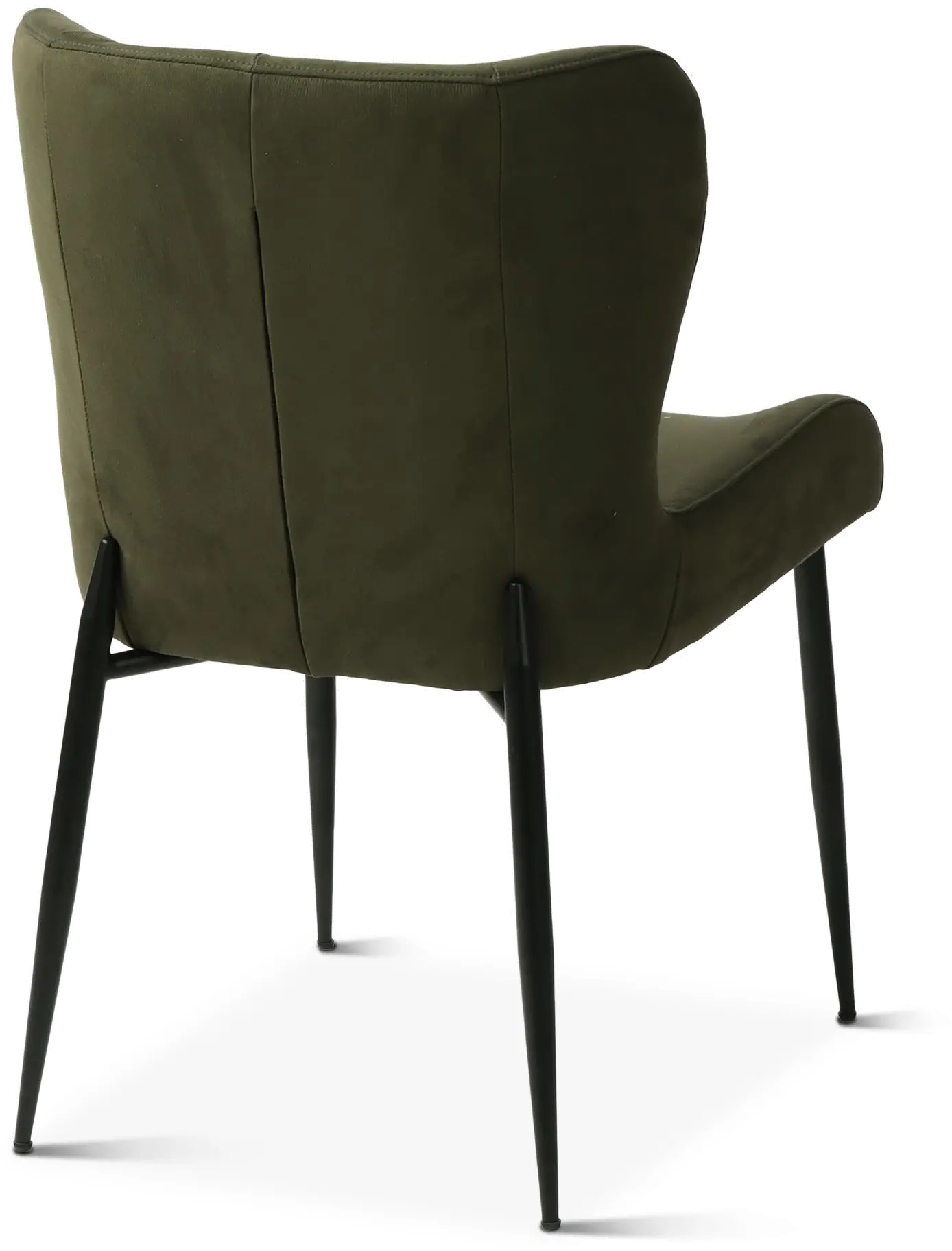 Jennifer Green Suede Dining Chair-5