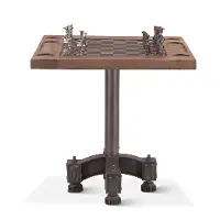 Eiffel Brown Chess Bistro Table