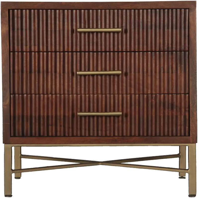 Cosmopolitan Honey Brown Nightstand
