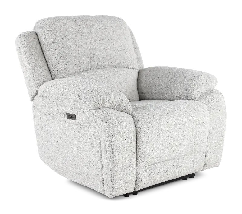 Sahara Nickle Light Gray Power Recliner