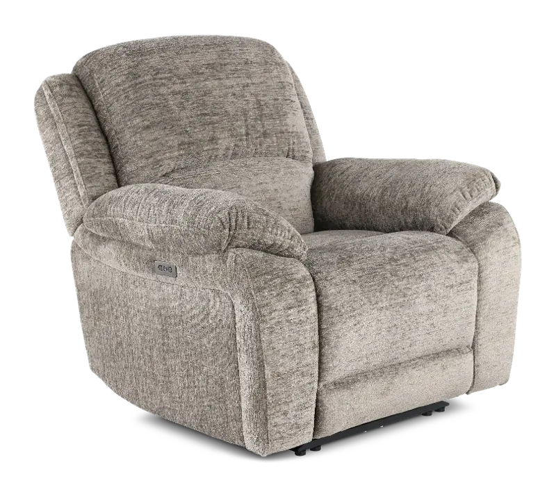 Sahara Stone Dark Gray Power Recliner