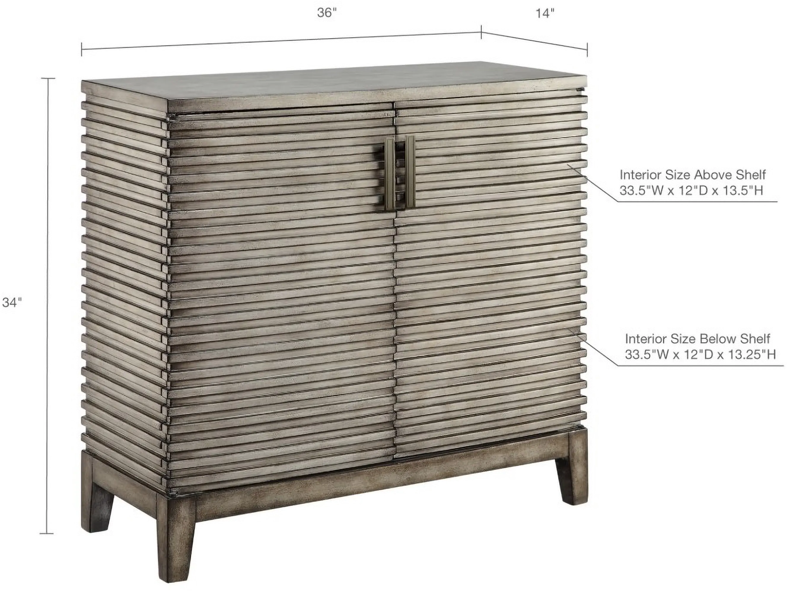 Madison Park Gray Accent Chest-3
