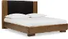 Boka Black and Brown Queen Platform Bed