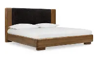 Boka Brown and Black King Platform Bed