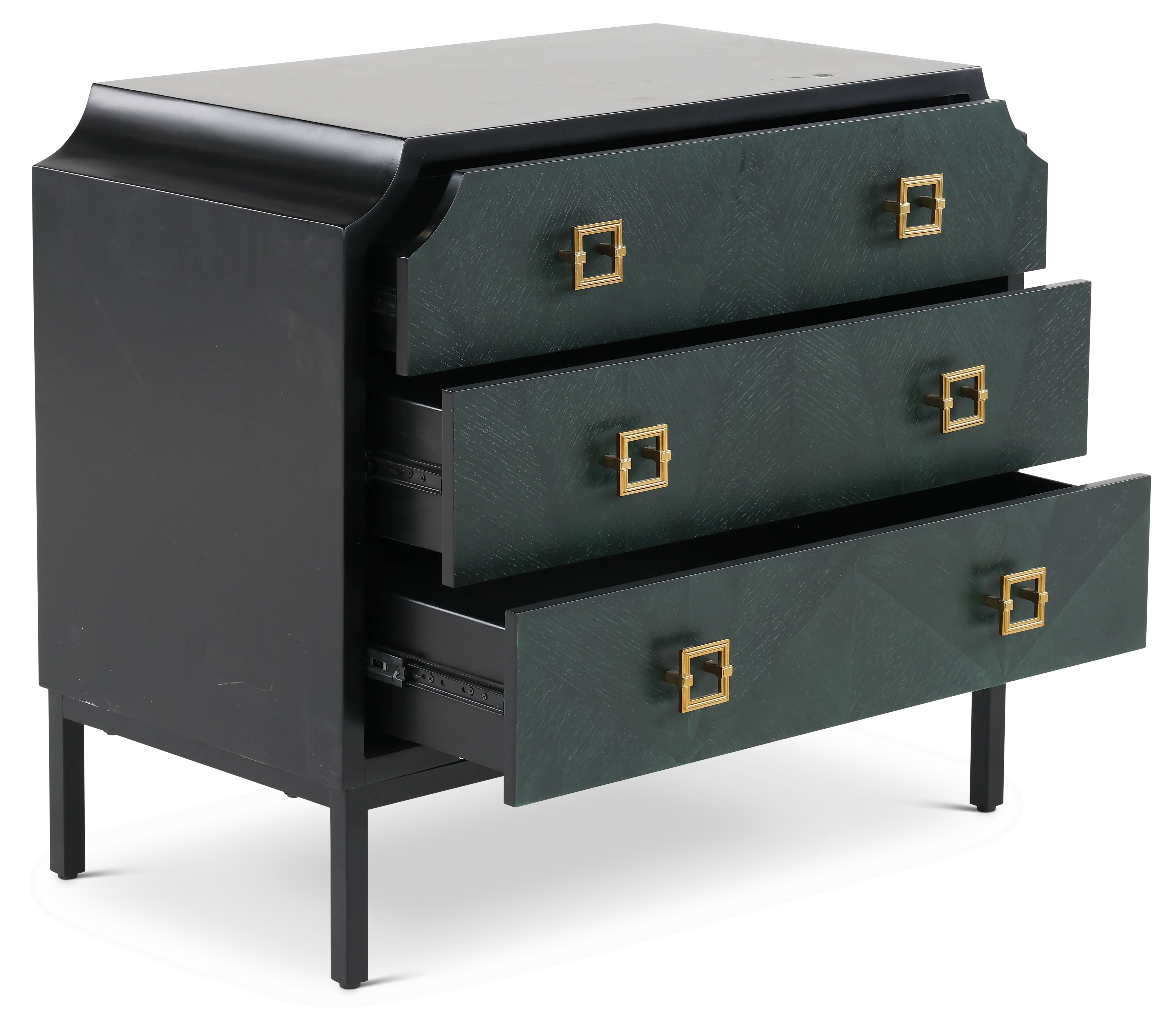 Gemma Blue 3 Drawer Chest-4