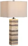 Tan Granite 28.5  Table Lamp