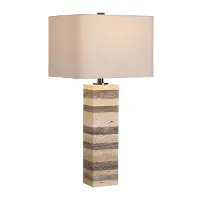 Tan Granite 28.5  Table Lamp