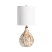 Russo 32.75  Beige Table Lamp