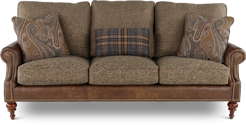 William Two-Tone Brown Sofa