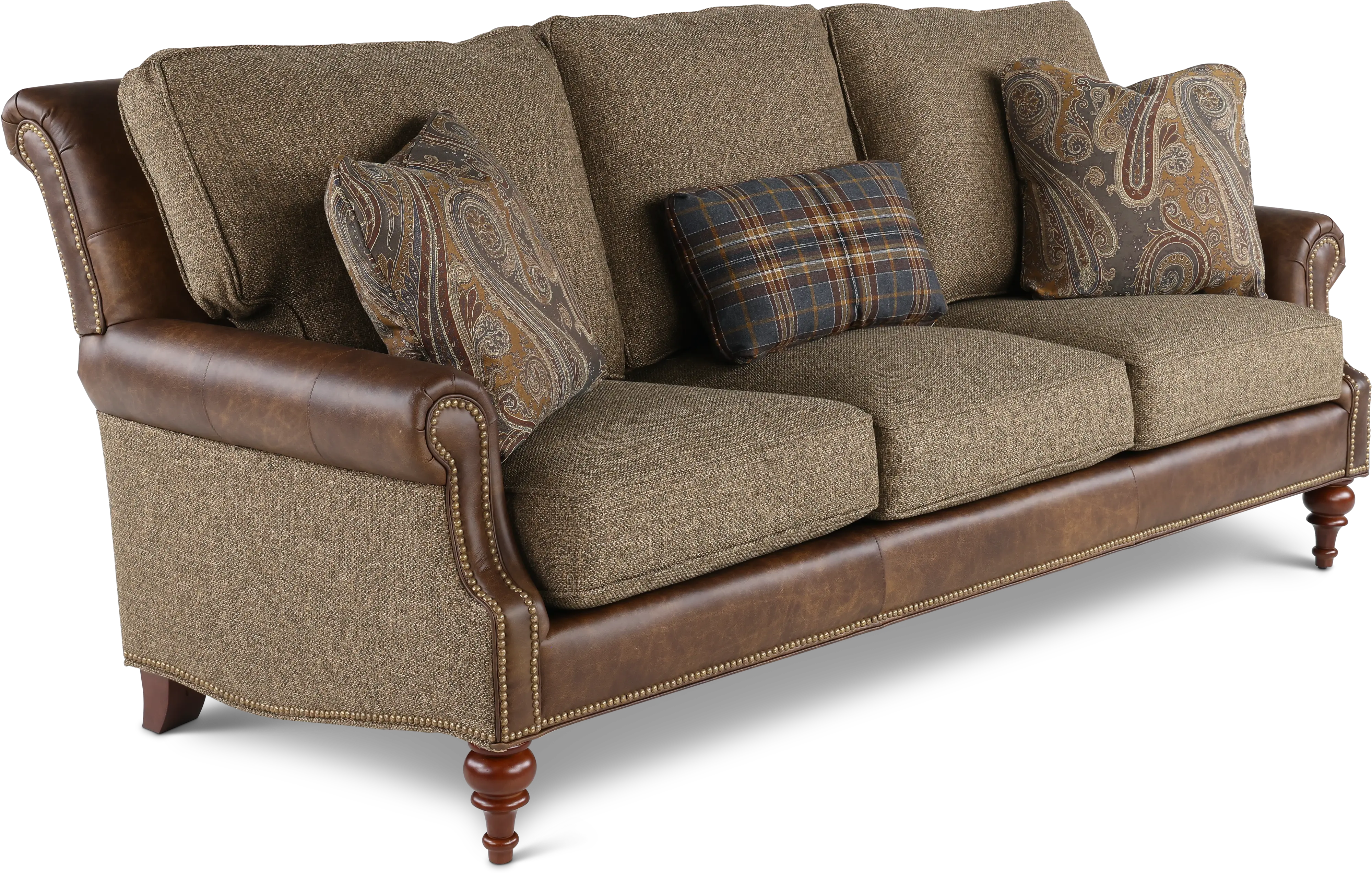 William Two-Tone Brown Sofa-3