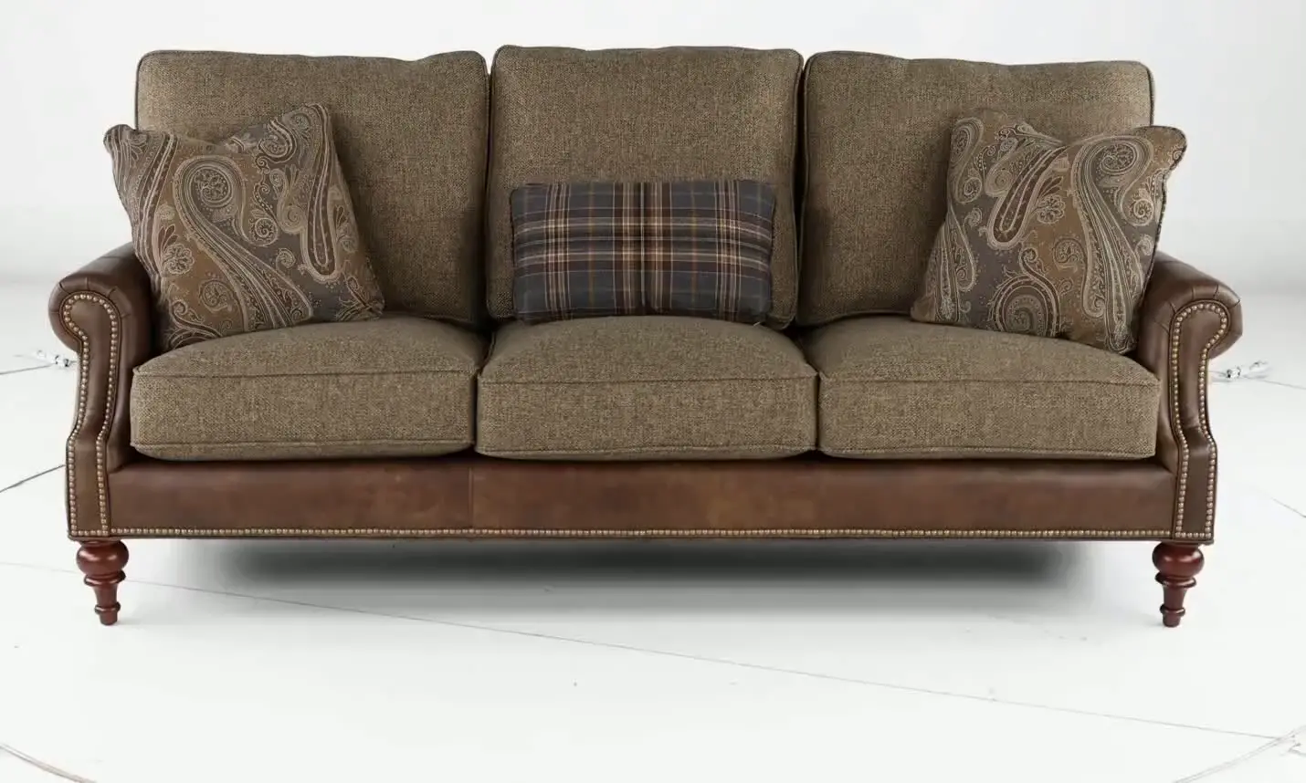 William Two-Tone Brown Sofa-6