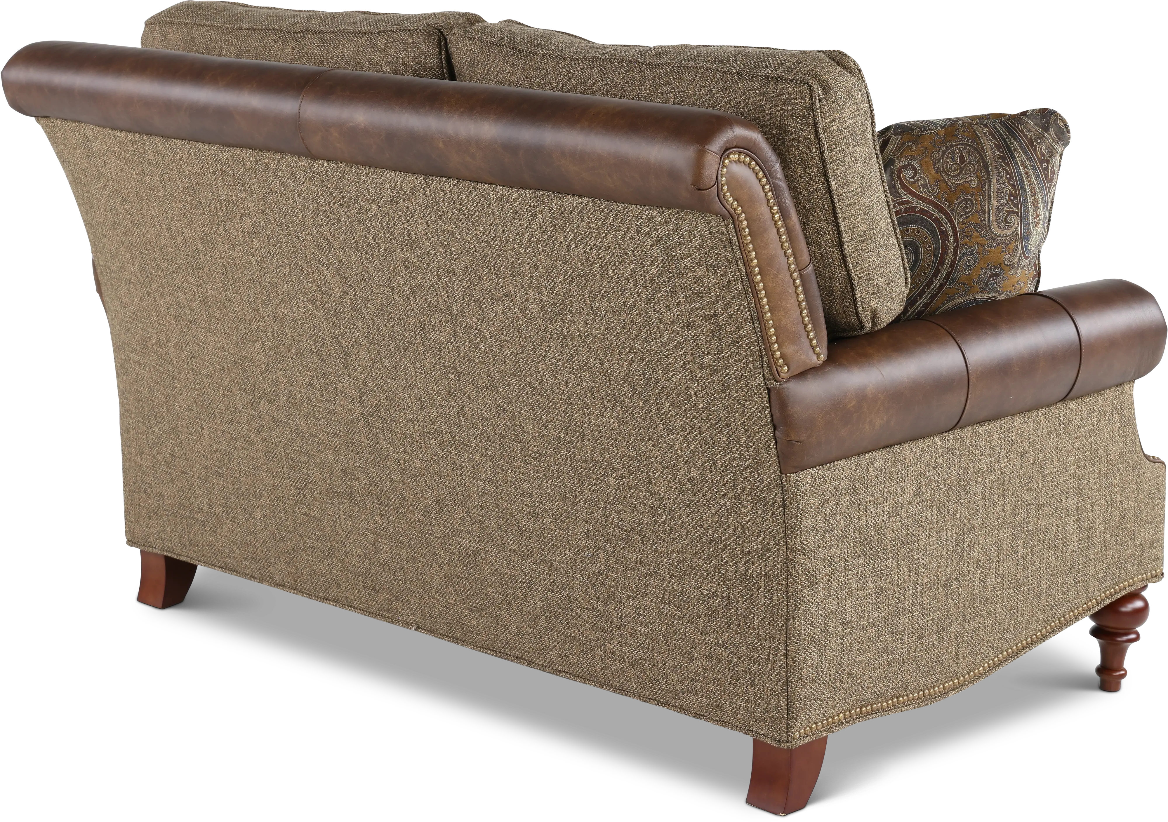 William Two-Tone Brown Loveseat-4