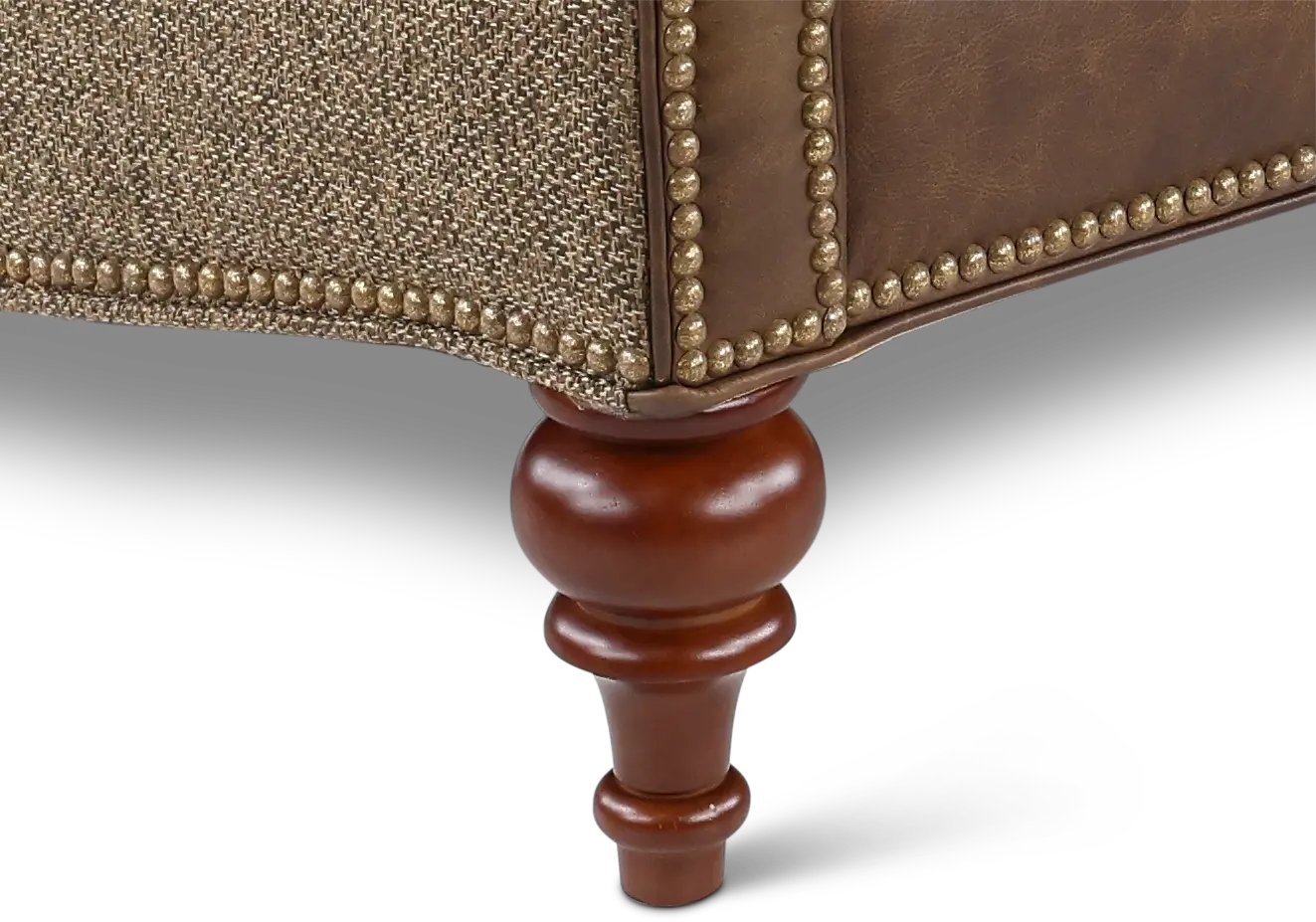 William Two-Tone Brown Loveseat-6