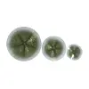 Green Metal Wall Decor Set of 3