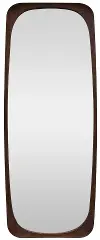 Brown Wooden Wall Mirror