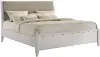 Andover White Upholstered King Bed
