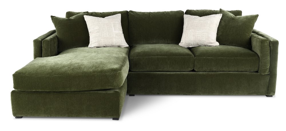 Moss Green 2 Piece Sectional
