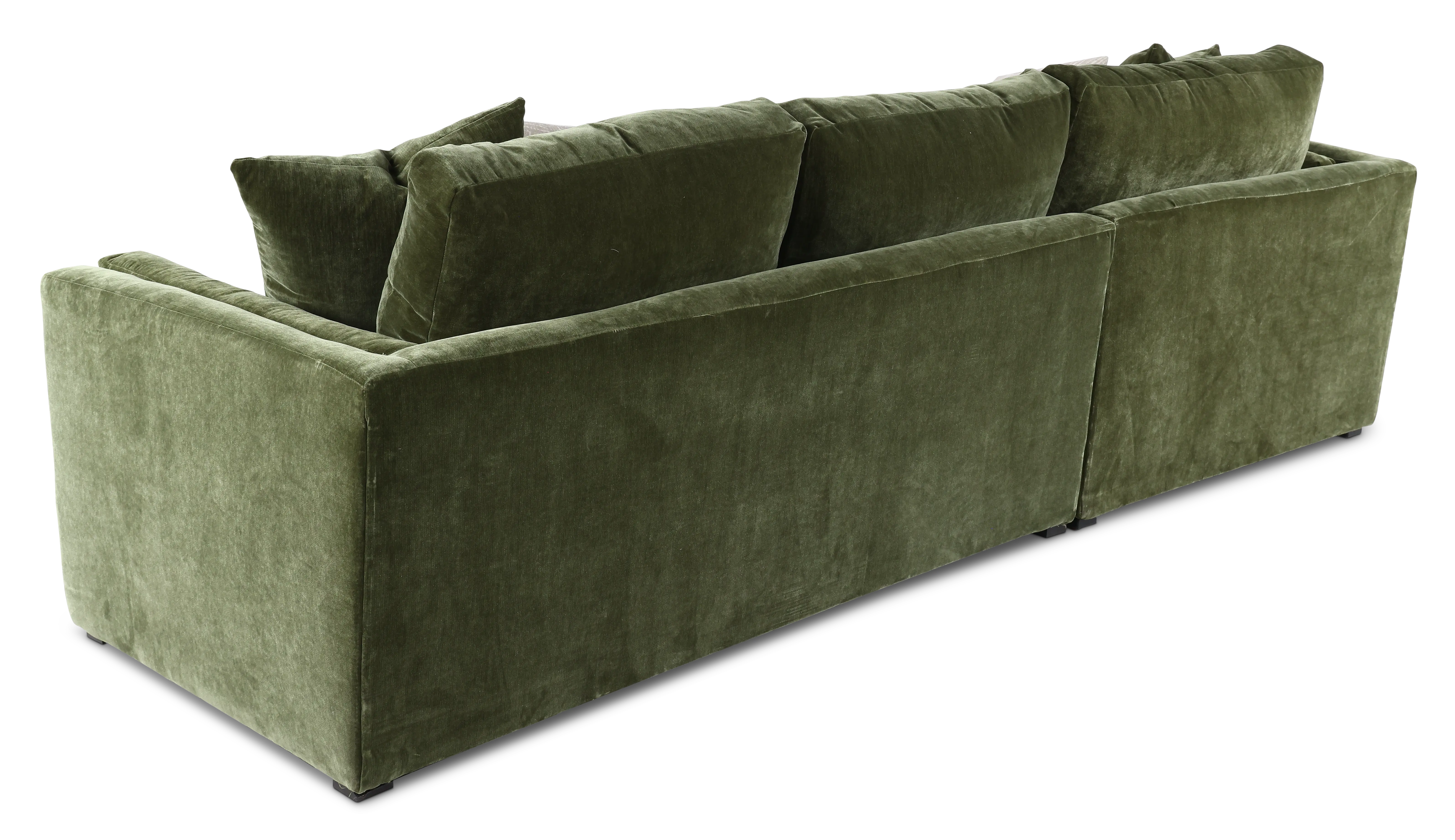 Moss Green 2 Piece Sectional-4