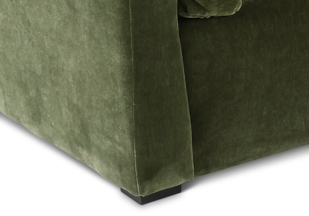 Moss Green 2 Piece Sectional-5