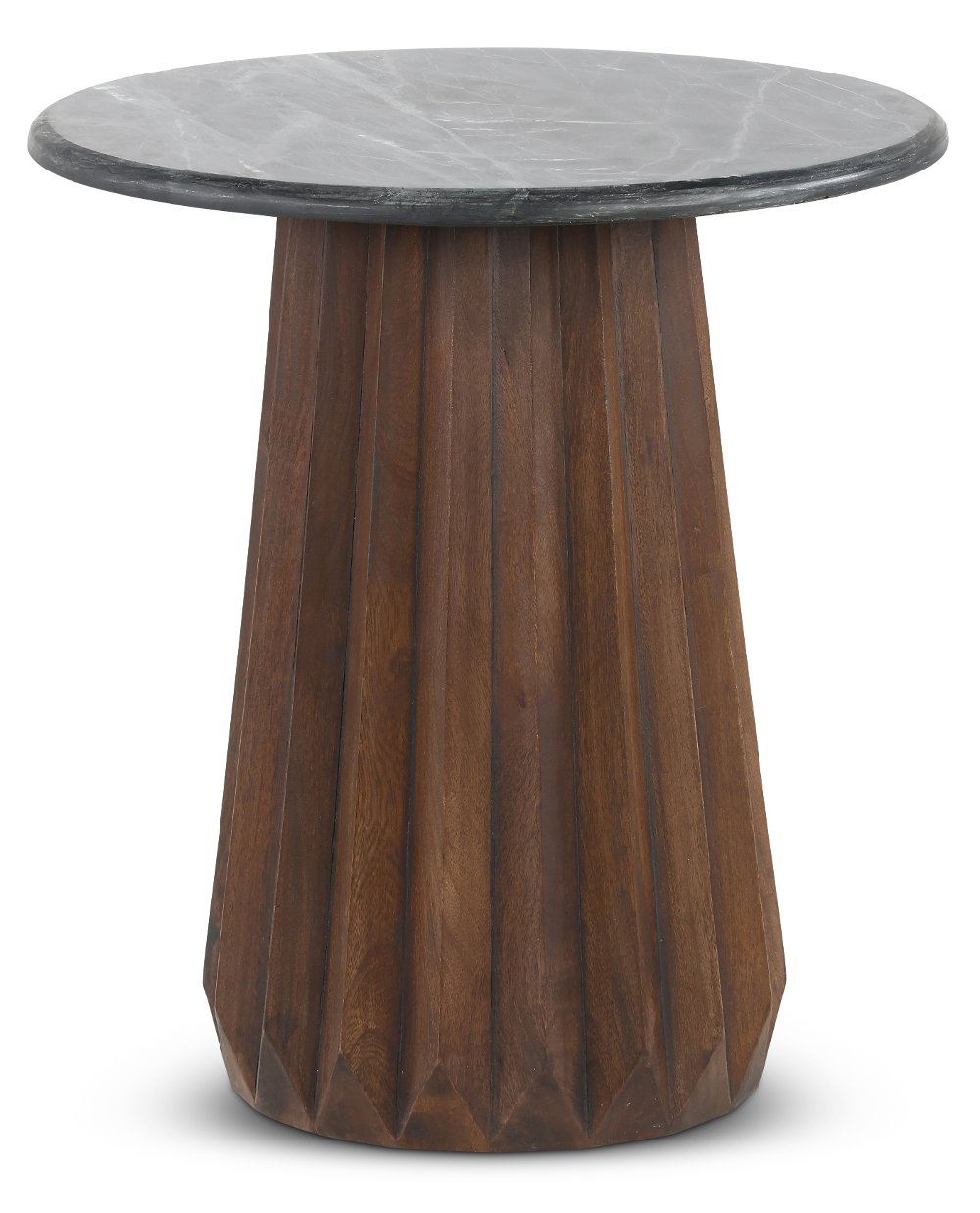 Jennings Black and Brown End Table