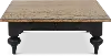 Country Living Oak and Black Square Coffee Table