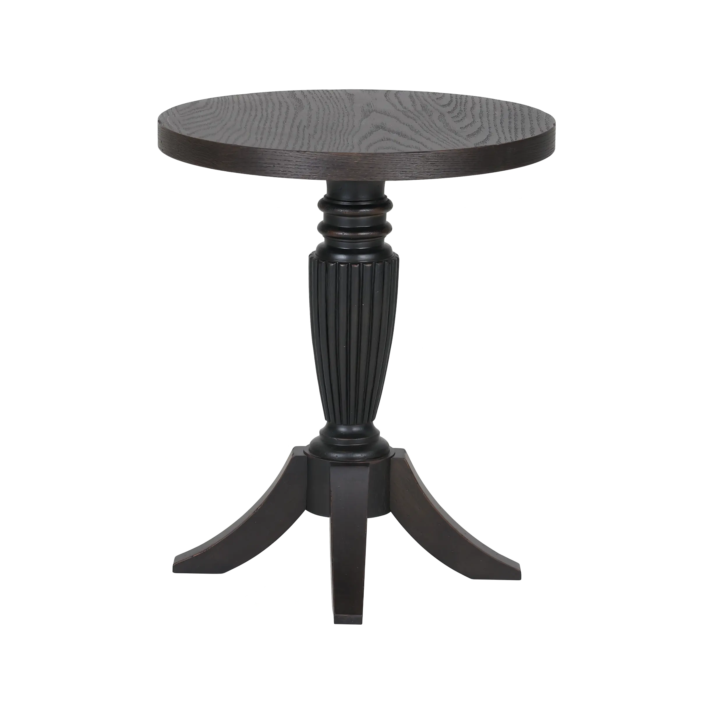 Country Living Black End Table-1